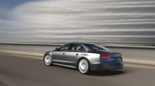 Audi S8 TFSI, Ауди С8, премиум-класс, седан, серый, скорость